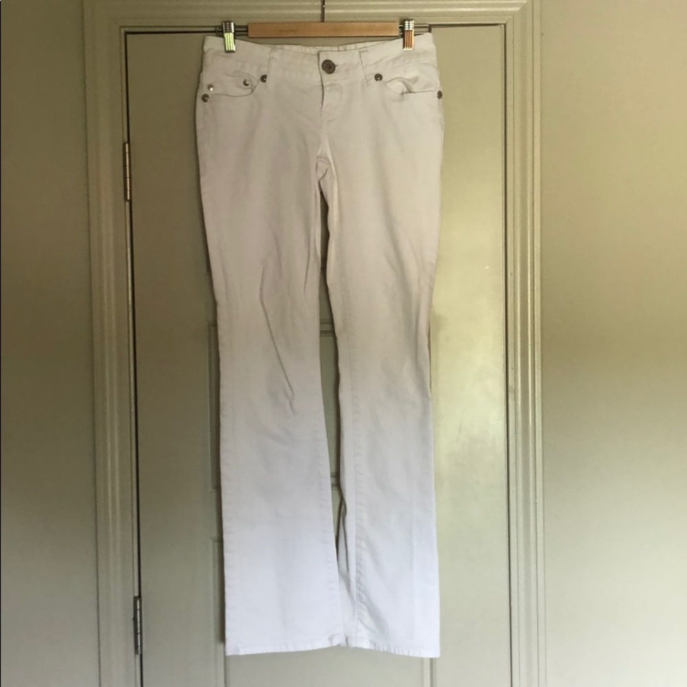 Slim Bootcut White Guess Jeans